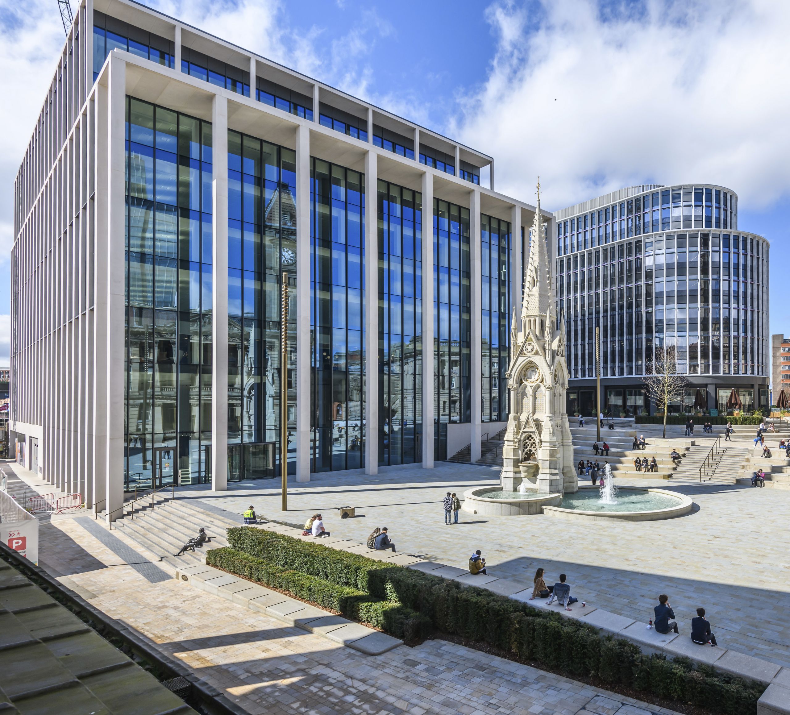 Paradise Chamberlain Square Birmingham. 29 March 2021.