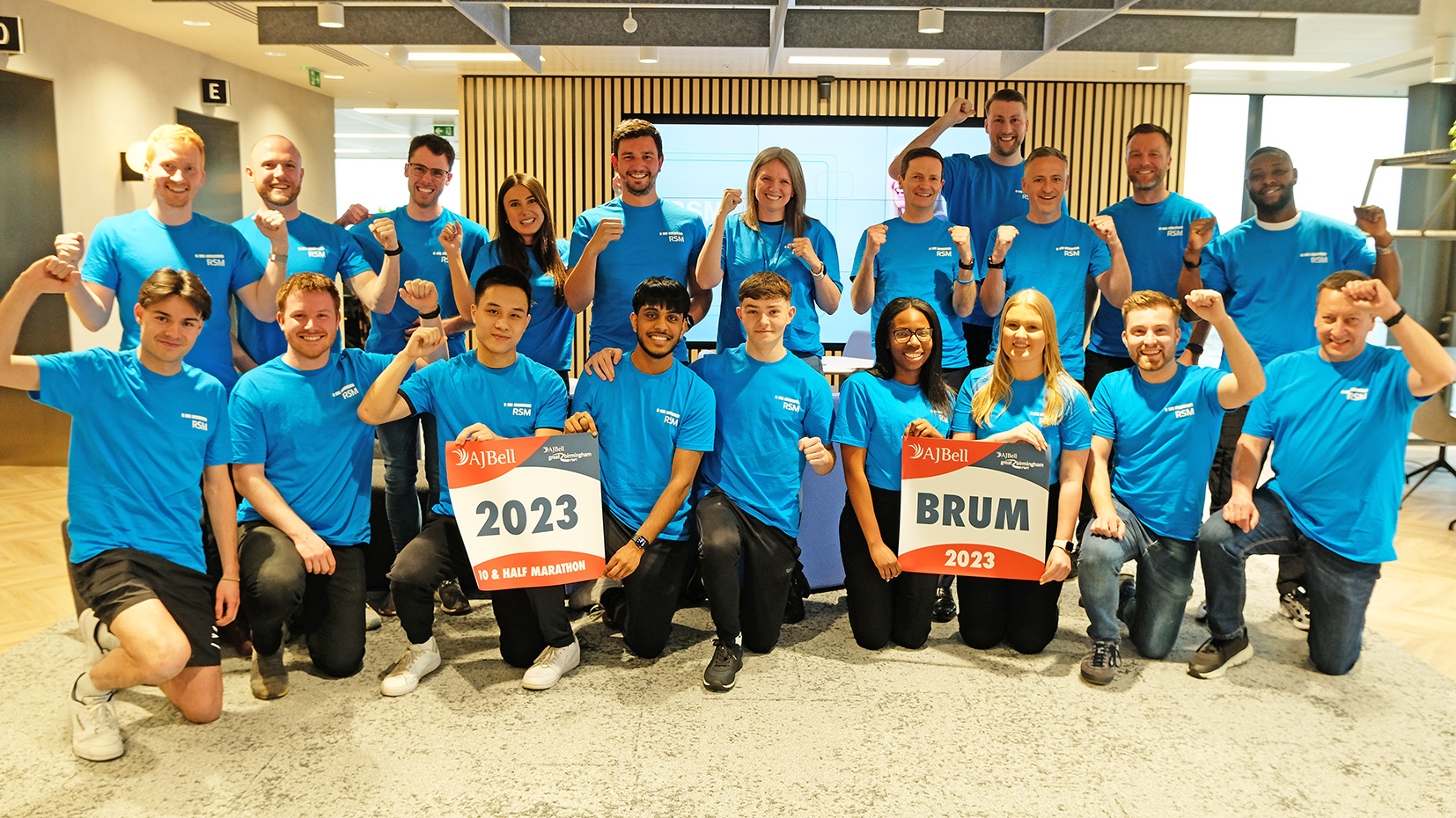 The RSM team at the 2023 AJ Bell Great Birmingham Run