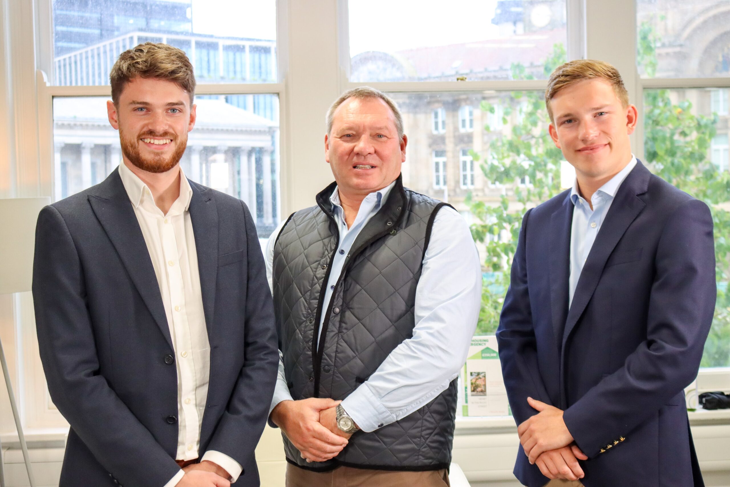 Alex Mortimore Nick Jones and Henry Wells of Richborough Commercial Sept23
