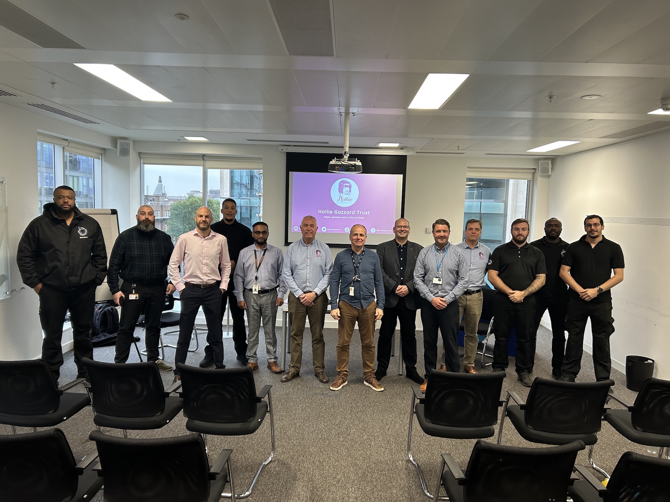 Colmore BID male ally training attendees