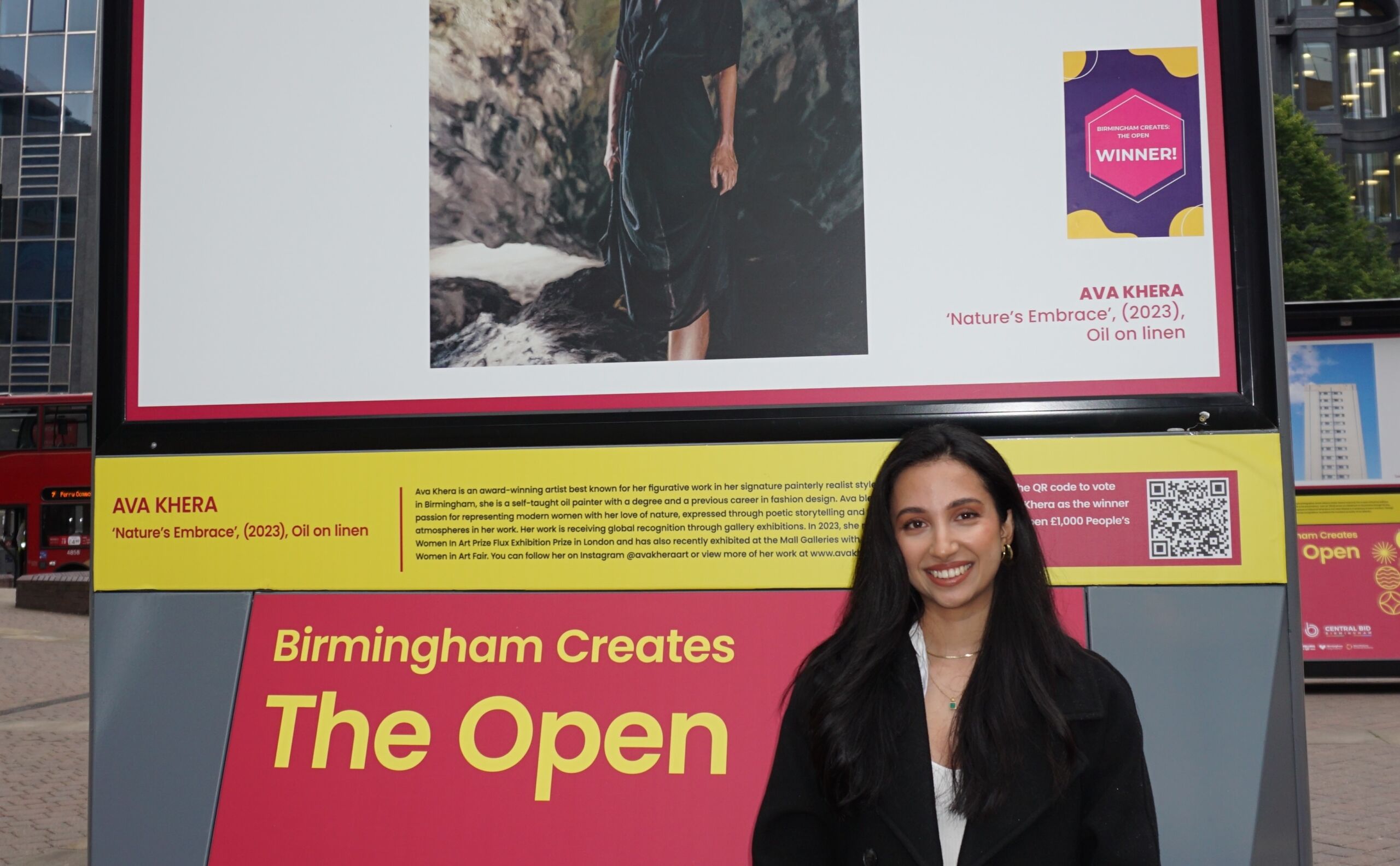 Ava Khera Winner of Birmingham Creates The Open 2