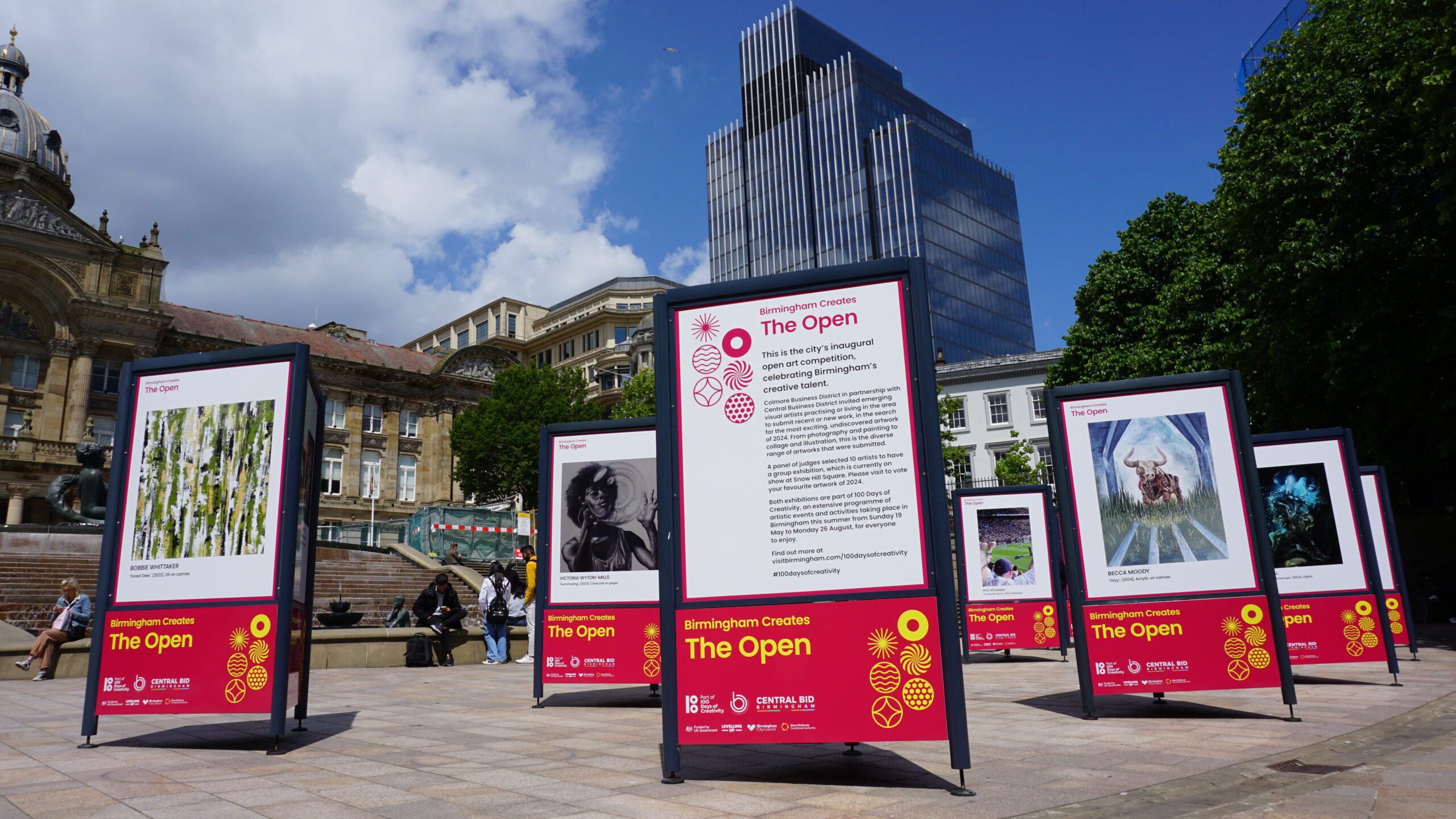 Birmingham Creates The Open. Photo credit Colmore BID