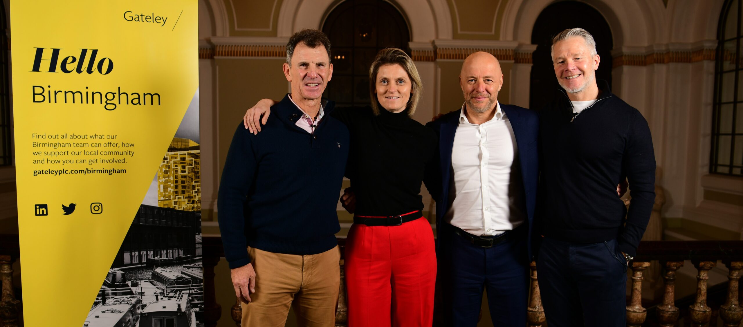 John Steele OBE, Merran Sewell, Chris Kisby, Steve Hewitt