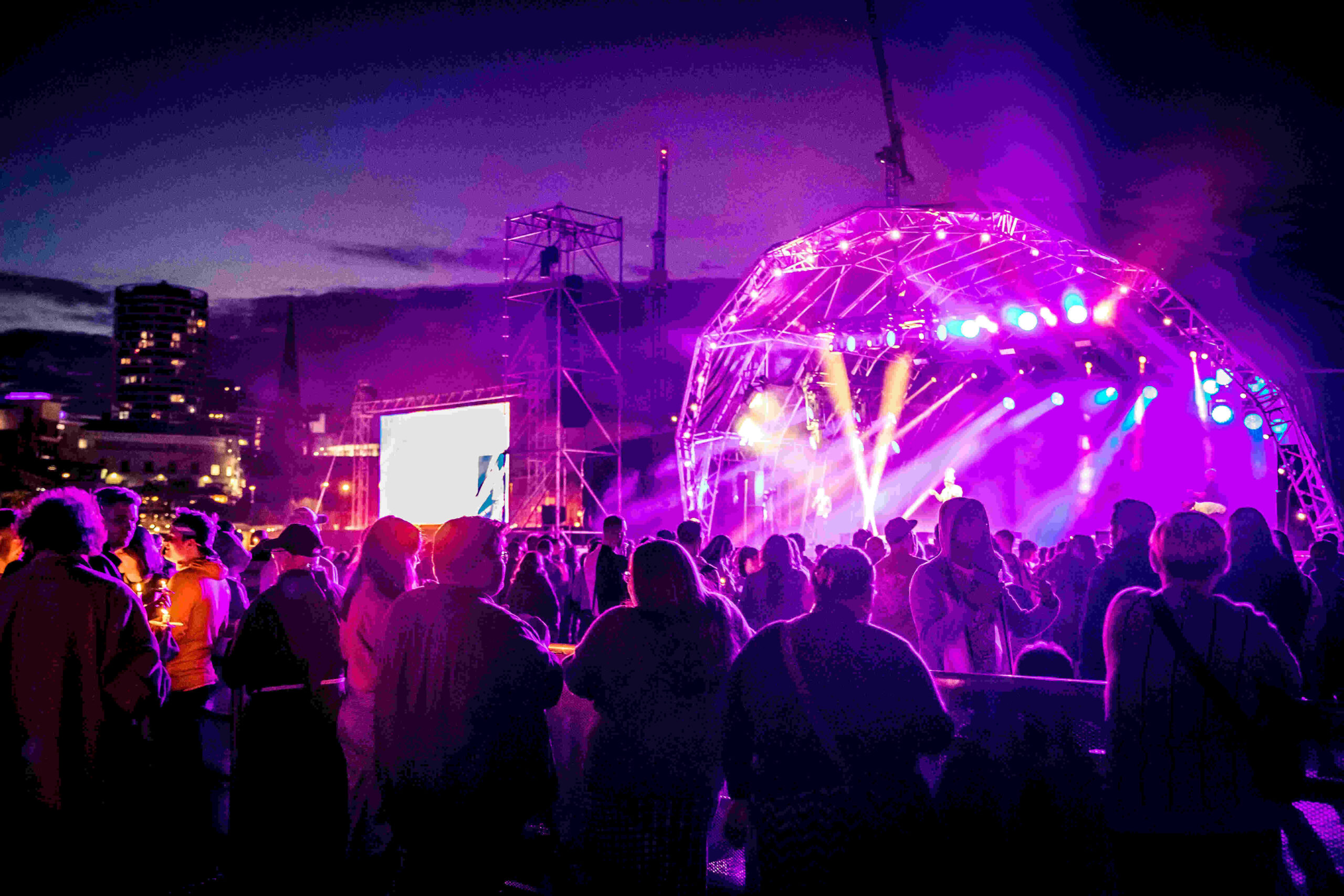 Audience members enjoying Birmingham Pride's Big Free Community Day in 2024