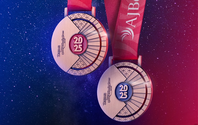 AJ Bell Great Birmingham Run finishers medal 2025