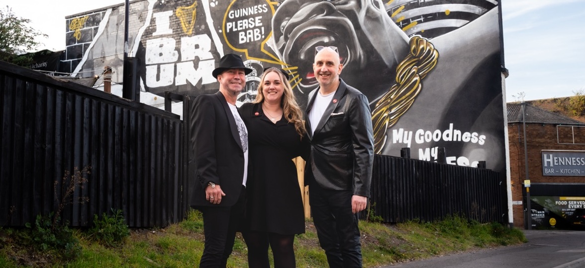 Julian Rose Gibbs (BAB), Abby Goldie (Eventbabs), and Carl Hawkins (BAB) at Nortons Digbeth