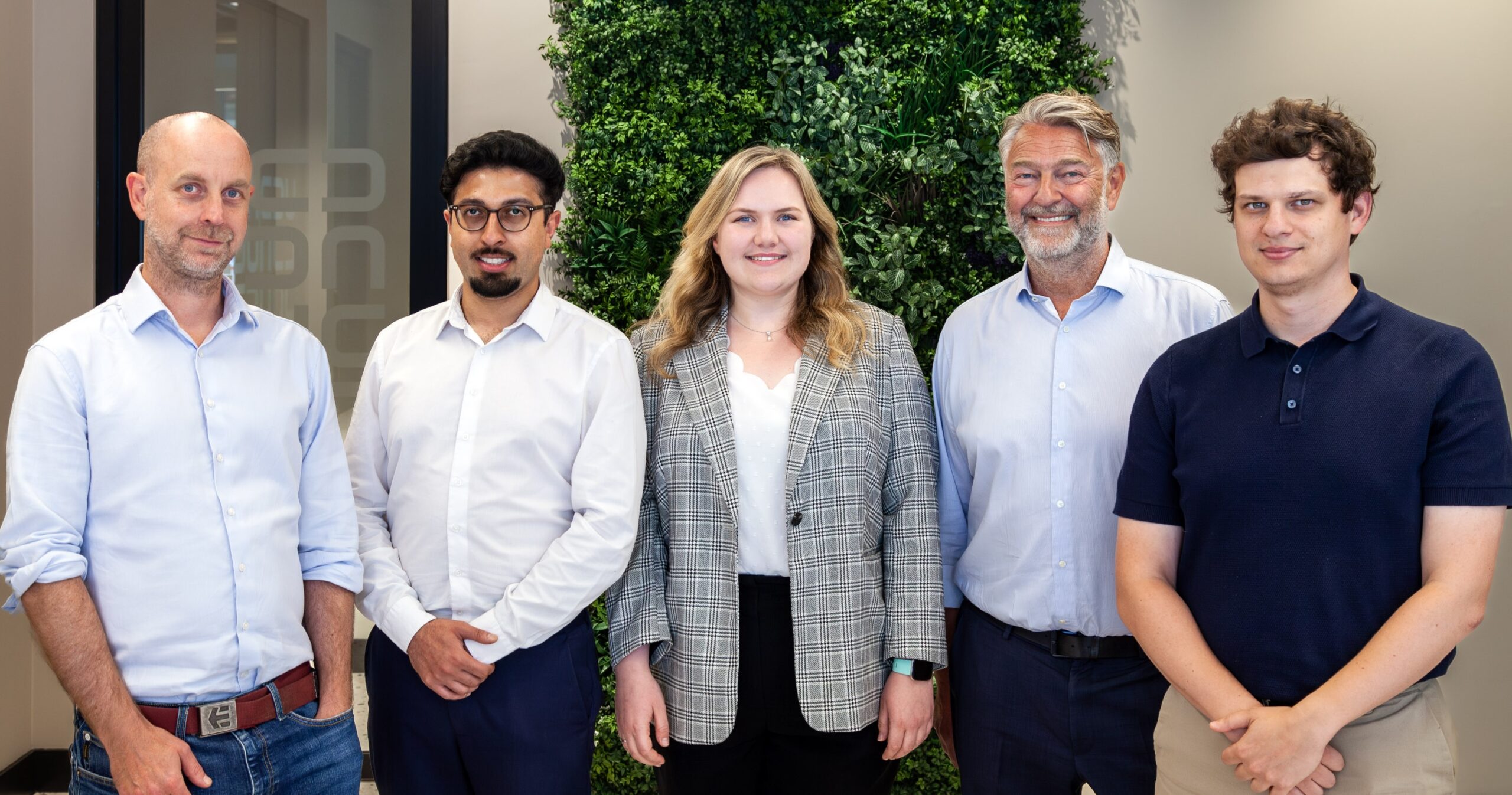 Nexus Planning Birmingham team (L R) Andrew Somerville; Aadil Ijaz; Elisabeth Pywell; Roger Tustain; Connor Shingler