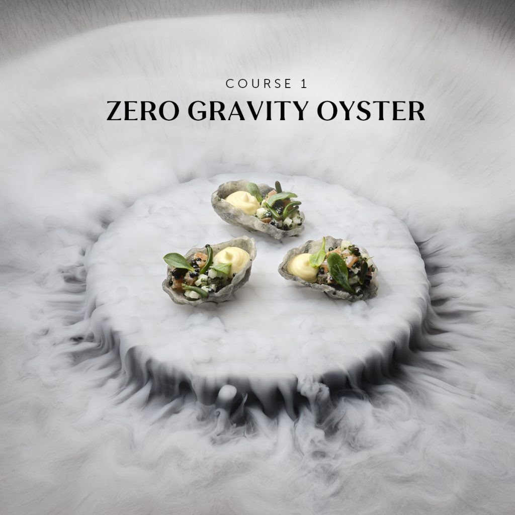 Houston, we have a new menu: Six by Nico Birmingham blasts off with space theme 2 SbN Space 1x1 Course 1 With Text Houston, we have a new menu: Six by Nico Birmingham blasts off with space theme