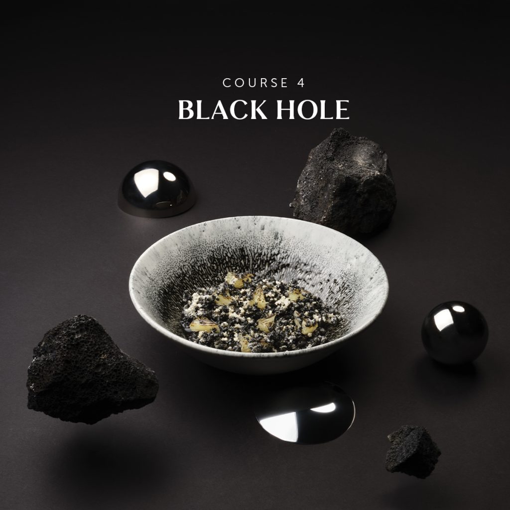 Houston, we have a new menu: Six by Nico Birmingham blasts off with space theme 5 SbN Space 1x1 Course 4 With Text Houston, we have a new menu: Six by Nico Birmingham blasts off with space theme