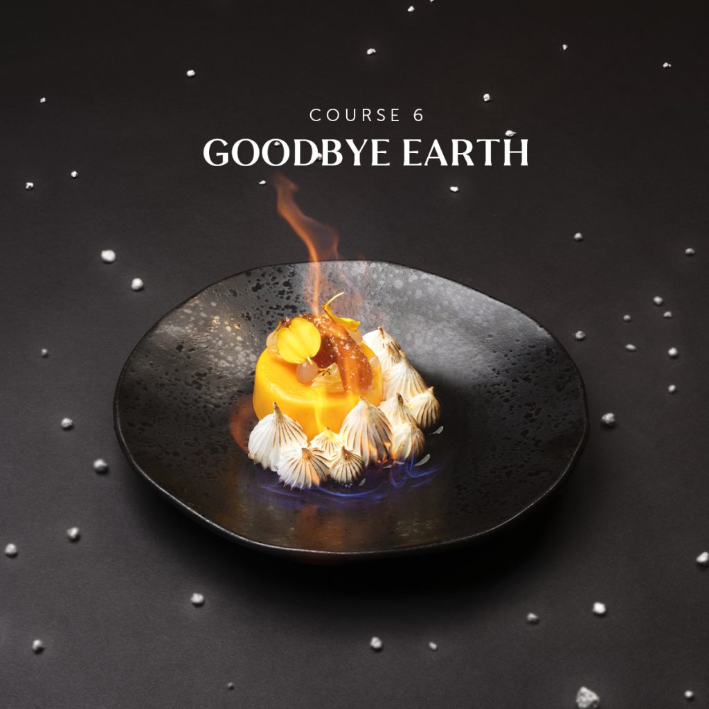 Houston, we have a new menu: Six by Nico Birmingham blasts off with space theme 7 SbN Space 1x1 Course 6 With Text Houston, we have a new menu: Six by Nico Birmingham blasts off with space theme