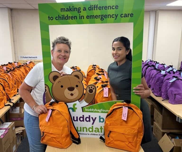 left to right is Karen Williams OBE and Kiran Kaur from mfg Solicitors