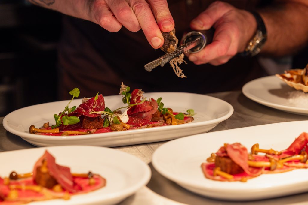 Carpaccio of beef A new chapter begins for Glynn Purnell and Phil Innes, as Trillium opens in Birmingham