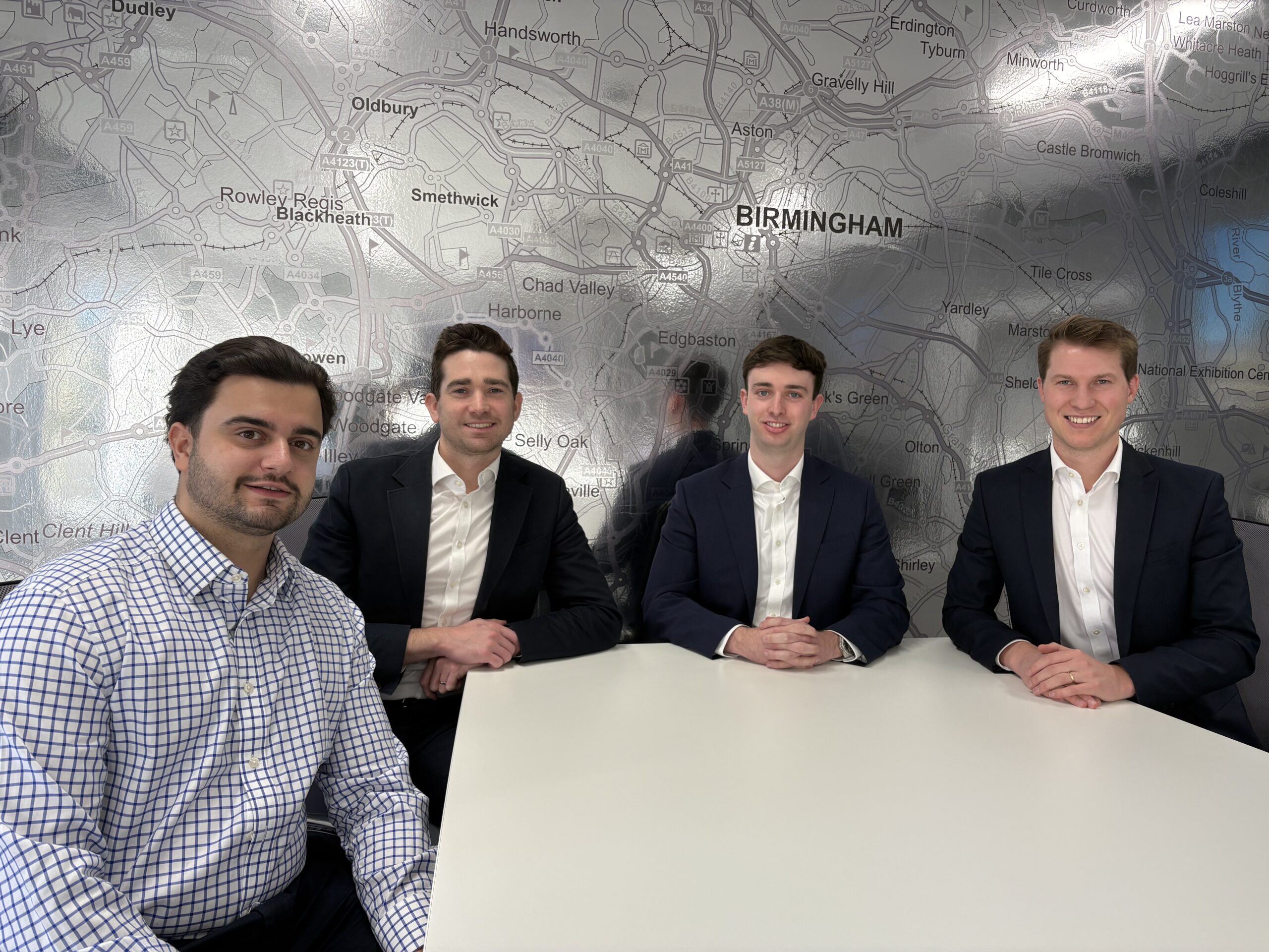 From left Seb Mehjoo, Arthur Morgan, Henry Morton, and Max Fellows