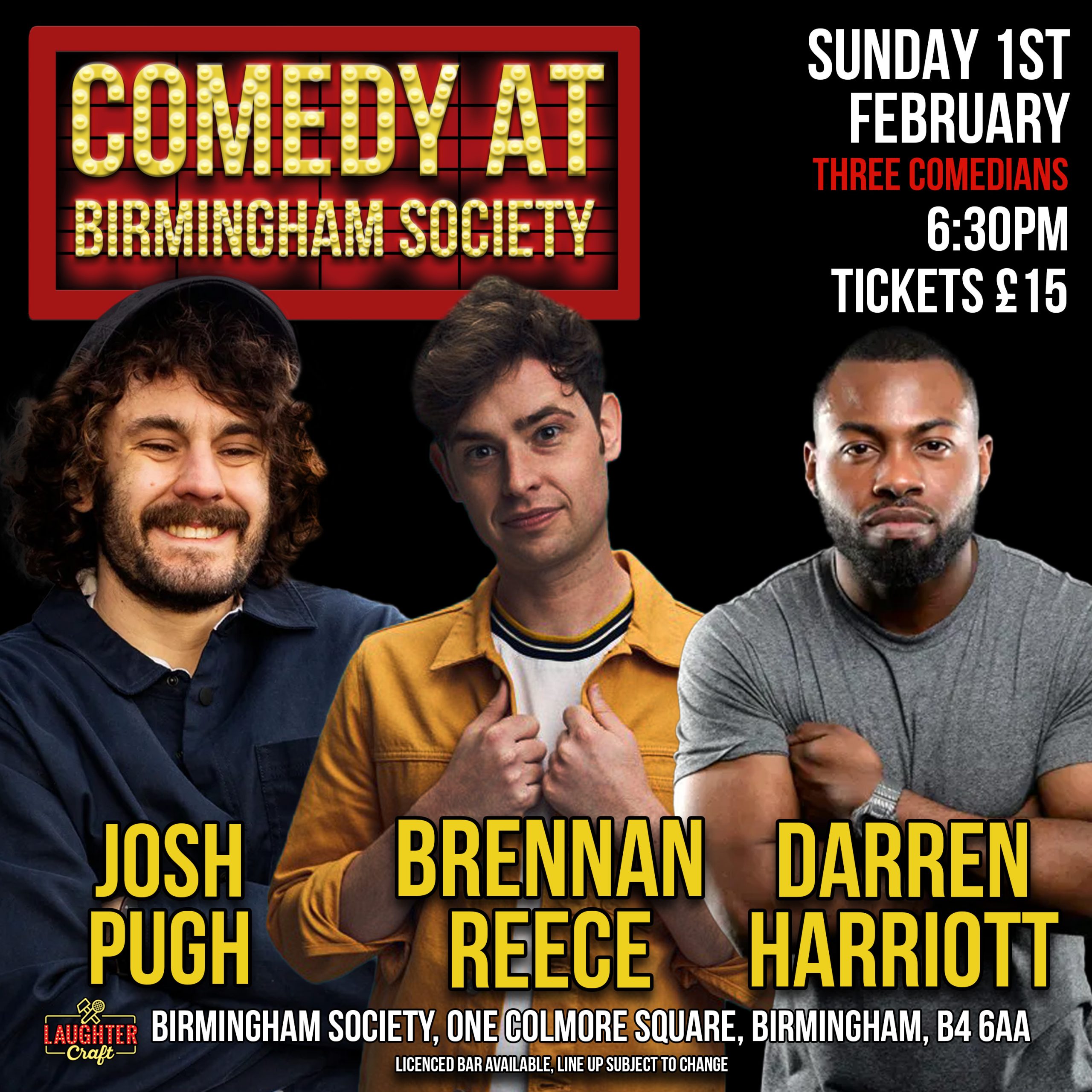 Comedy at Society BIrmingham