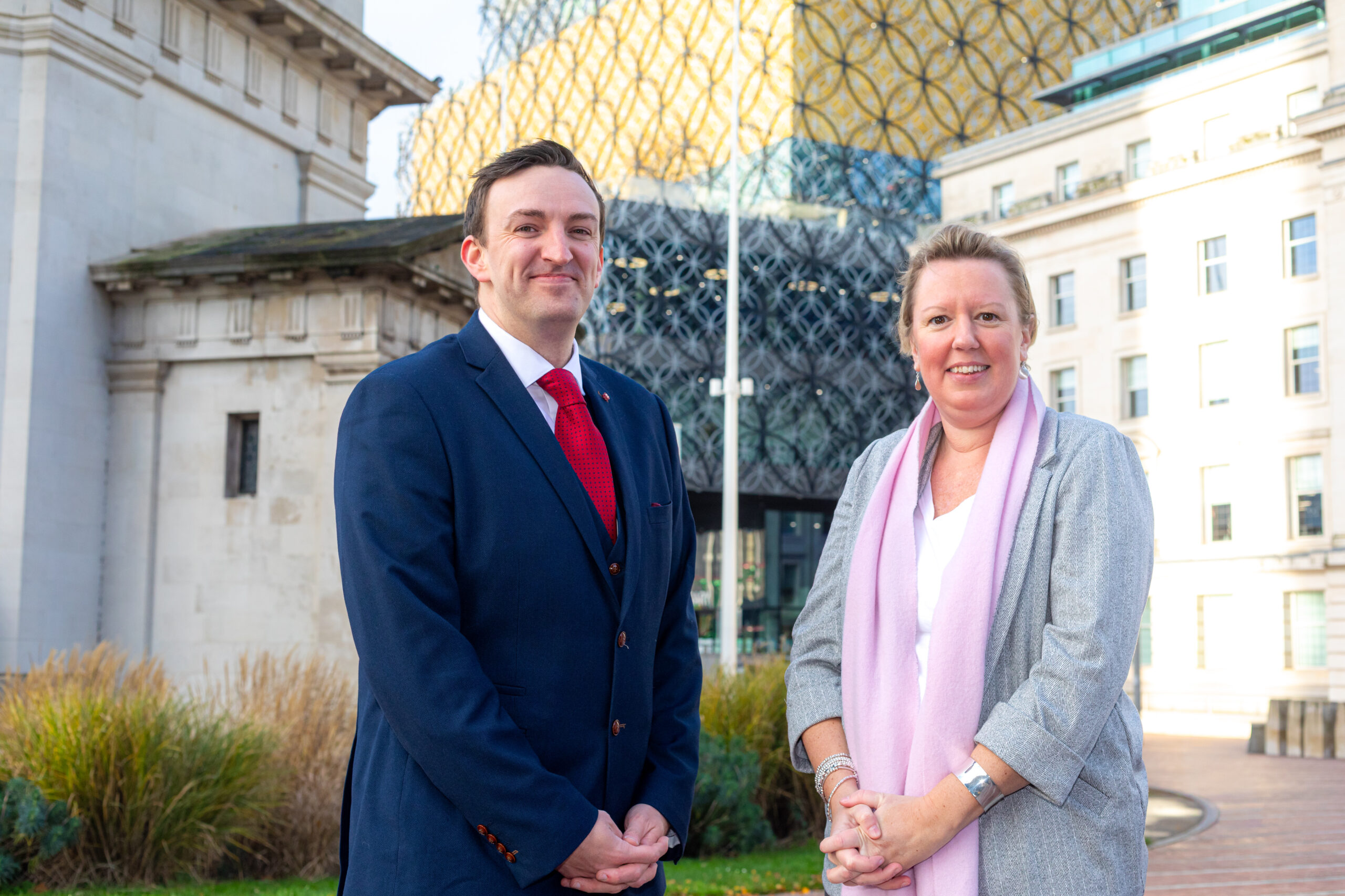 Richard Port MBE and Katherine Tippetts.