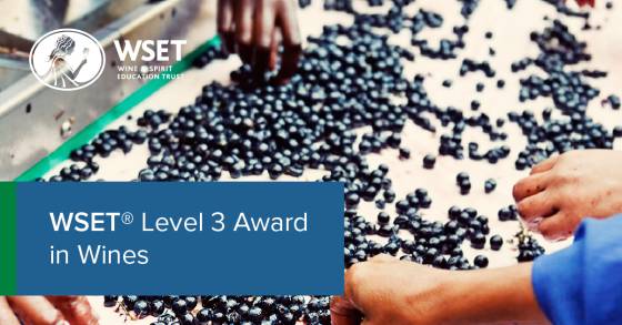 WSET Level 3 Wine Course September-October 2026 (5 days) 4 WSET Level 3 Wine Course September-October 2026 (5 days)