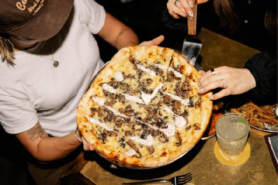 PIZZA BRUNCH AT NEWHALL STREET TAVERN