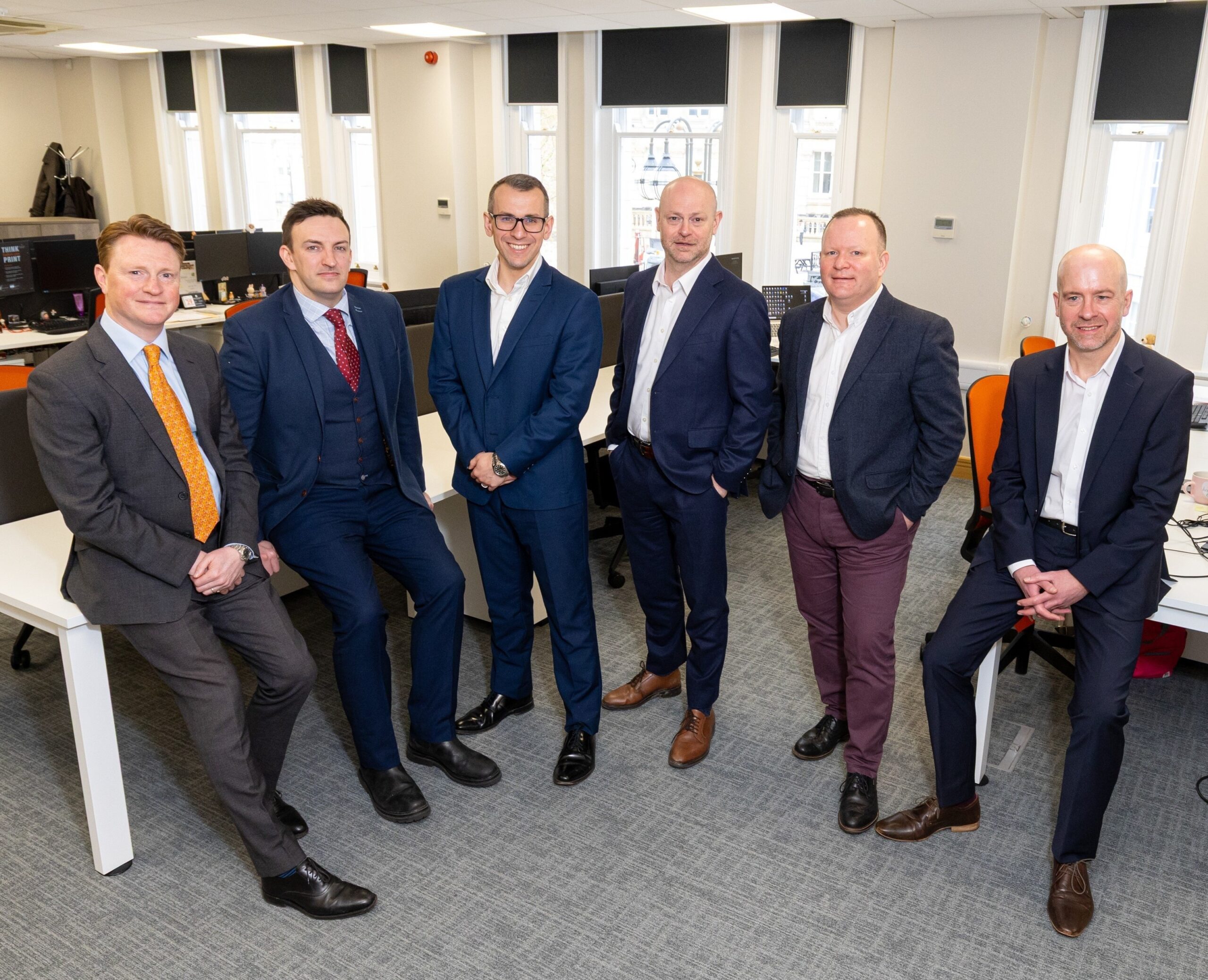 Philip Chapman, Richard Port MBE, Matt Smith, Tom Evans, Brian Hession and Ian Sheppard