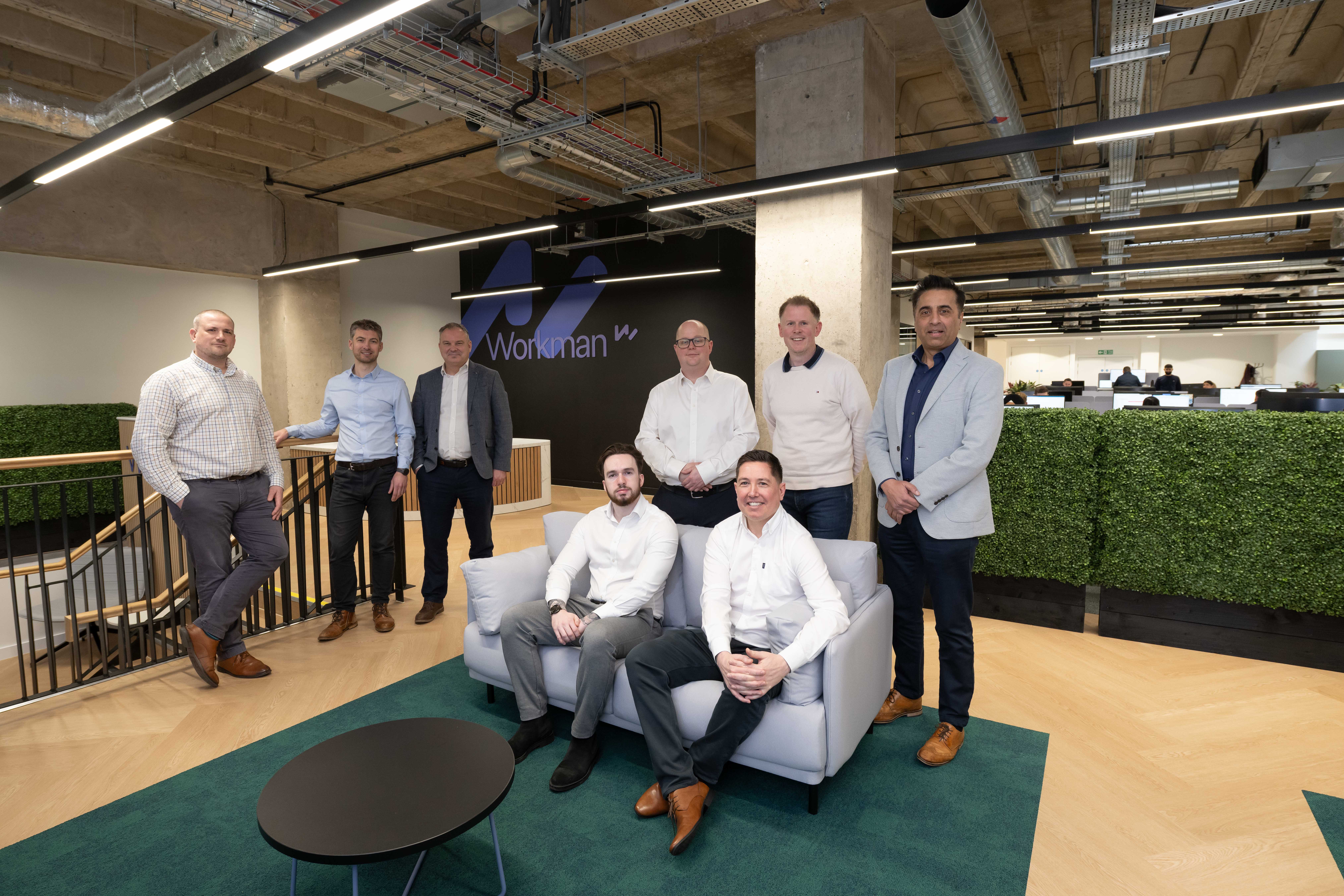 Workman LLP and Sandell Group inside the new office at 19 Cornwall Street in Birmingham
