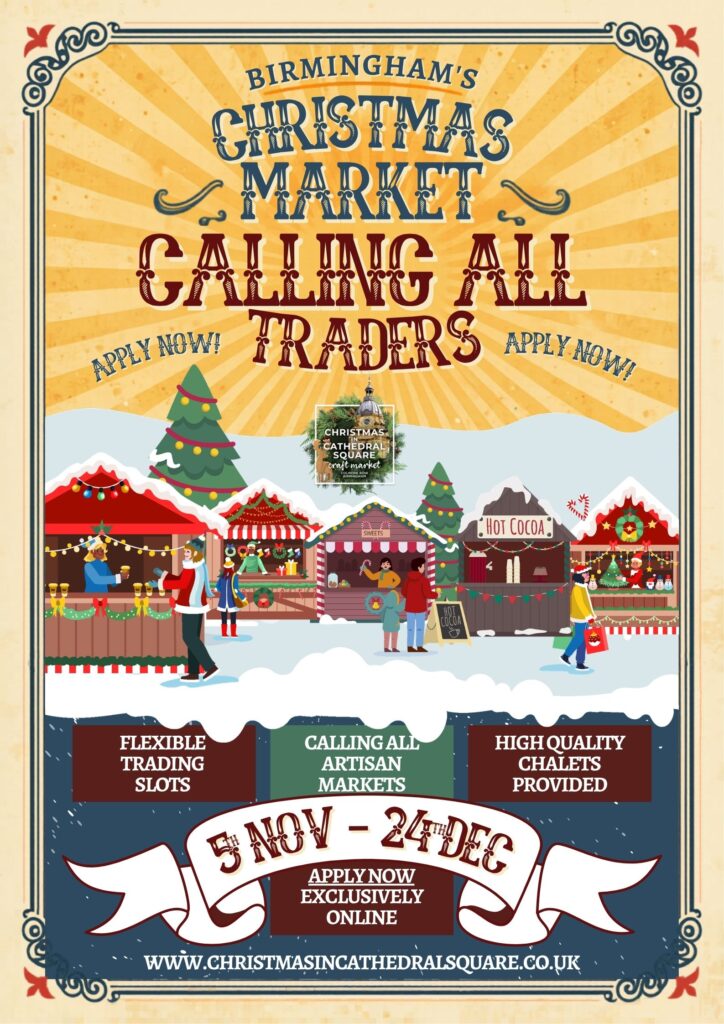 Trader applications open for Christmas in Cathedral Square 2026 market 1 Calling All Traders Christmas Market (1)