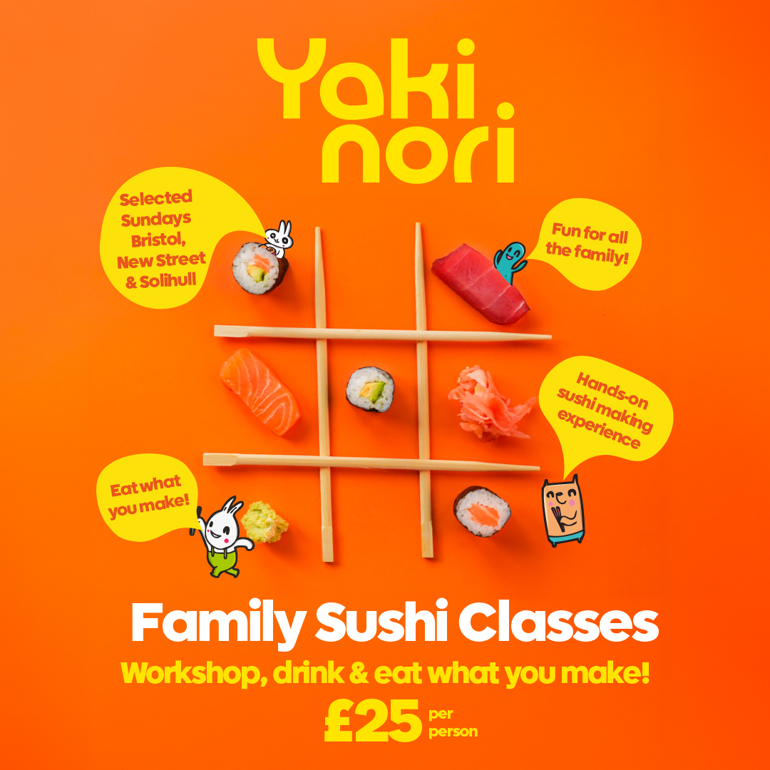 Monthly Sunday Family Sushi School at Yakinori Birmingham New Street