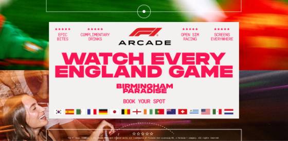 WATCH WORLD CUP: ENGLAND VS GHANA AT F1® ARCADE