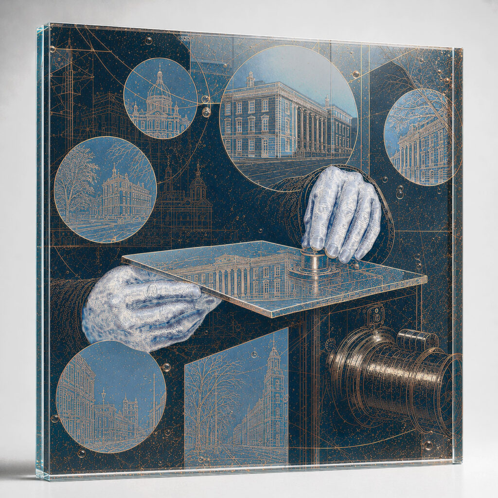 George Shaw Blueprints in Lens