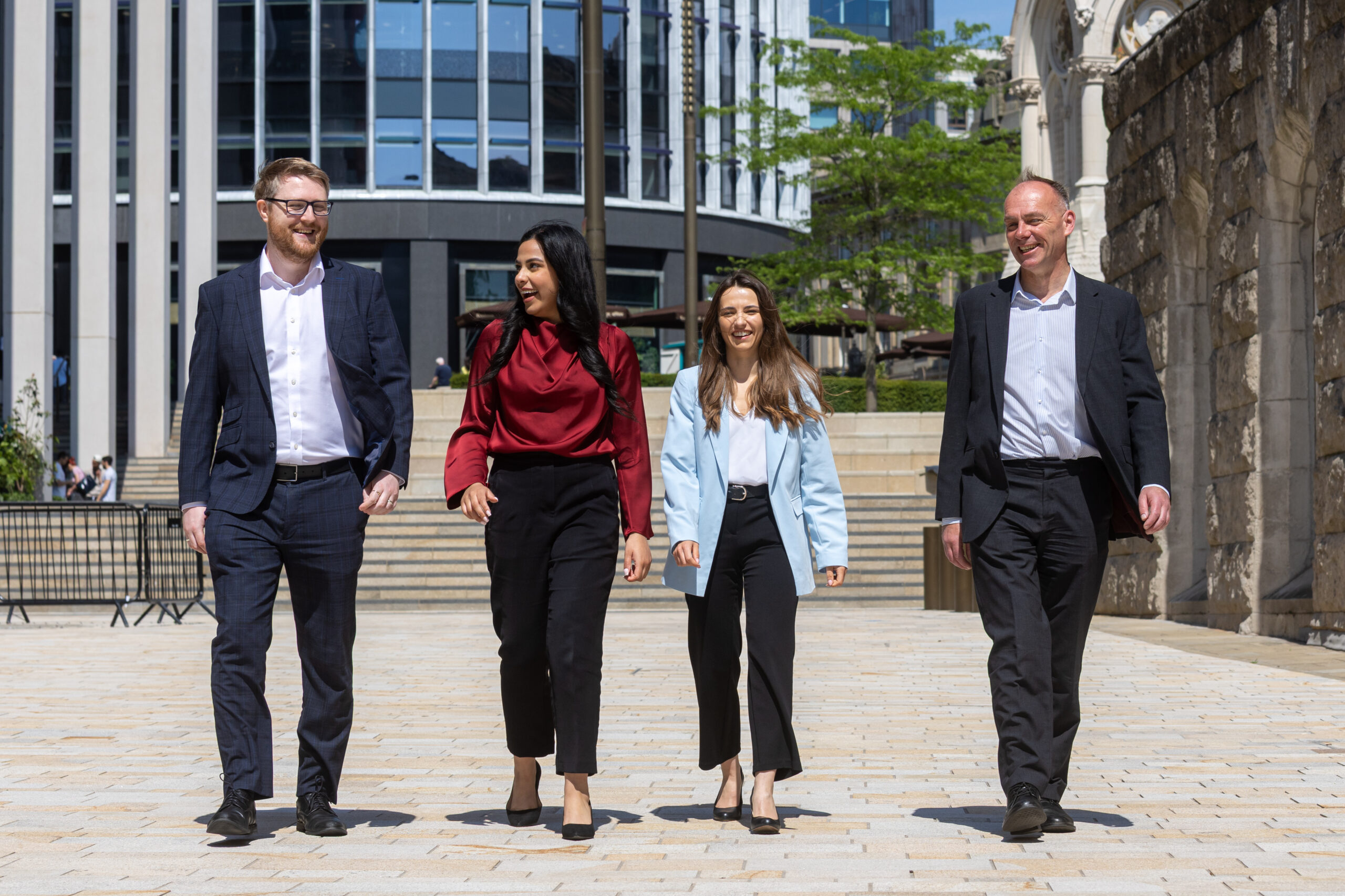 left to right, Phil Hutsby Hunt, Kiran Kaur, Mary McAneny and Julian Milan.