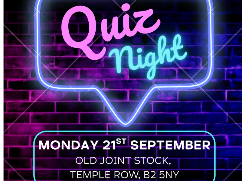 Charity Quiz Night in aid of Birmingham Mind