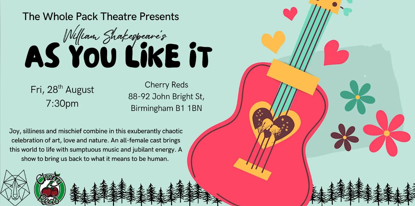 As You Like It at Cherry Red's Cafe Bar