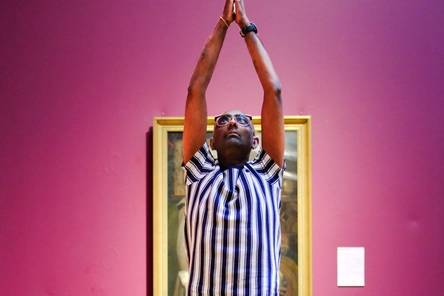 Yoga at the Museum with the Manoj Collective