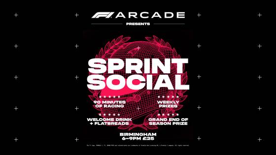 Sprint Social at F1® Arcade Birmingham