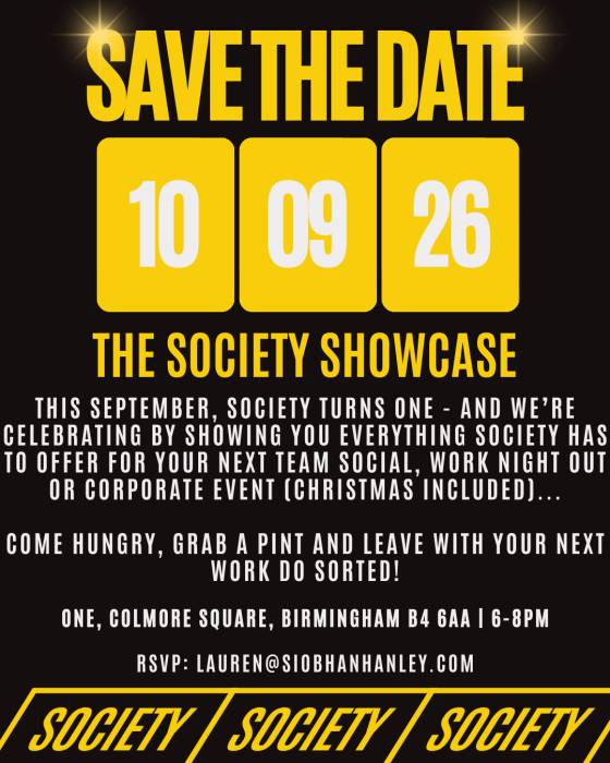 Society Birmingham Corporate Showcase