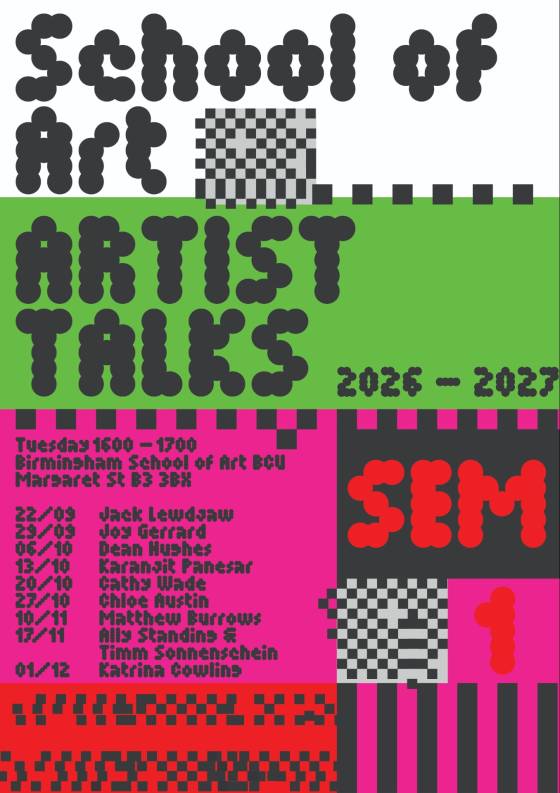 Birmingham School of Art Artist Talks